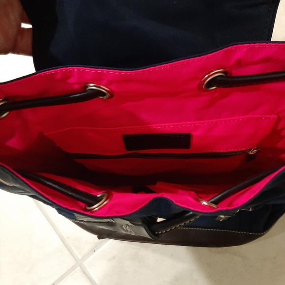Dooney & Bourke Nylon and Leather Backpack, Like New!
